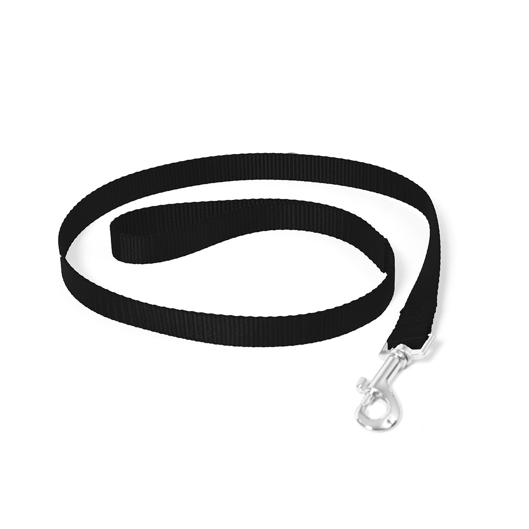 Duvo+ Nylon lead black - dog walking essentials