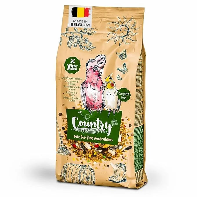 Country Large Parakeet & Cockatoo Seed Mix 600g - bird food