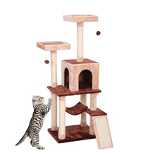 Catry Multi-Level Cat Tower with Hammock, Condo & Scratcher - cat scratcher