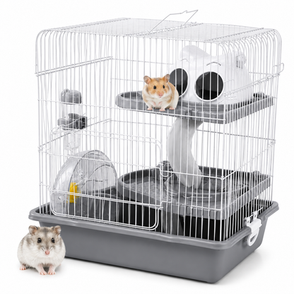 Dear Pet Dayang Spacious Hamster Cage PINK (M012) 35.5 x 26.6 x 40.5 cm