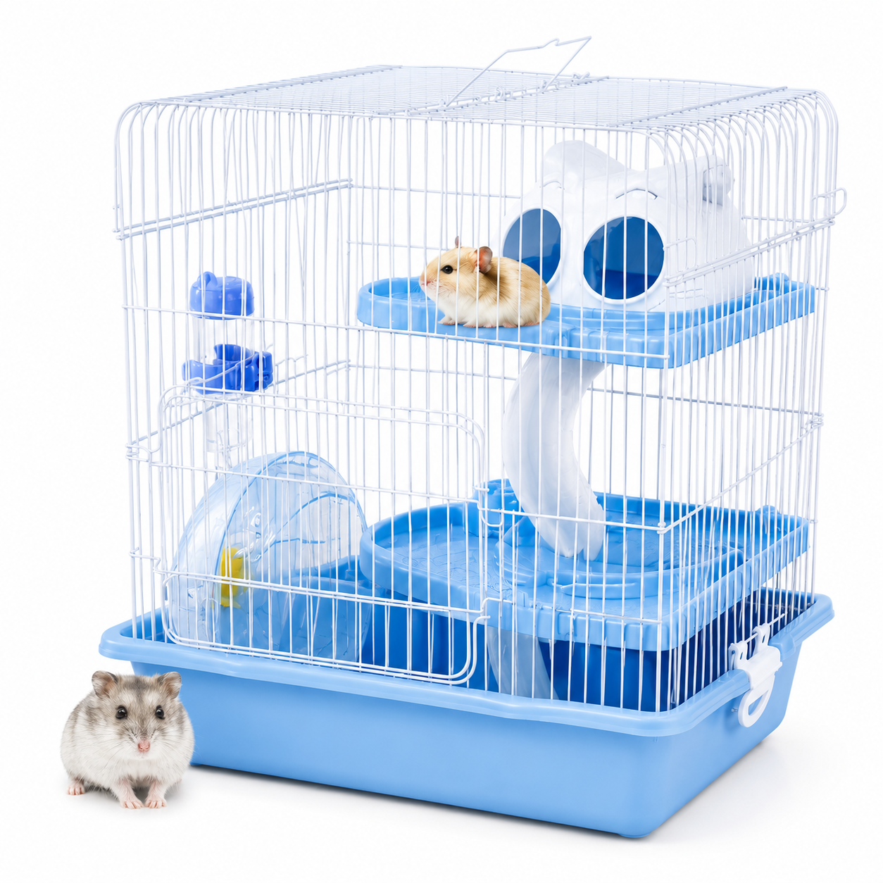 Dear Pet Dayang Spacious Hamster Cage PINK (M012) 35.5 x 26.6 x 40.5 cm