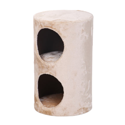Catry CozyLoft™ Dual-Den Plush Cat Condo