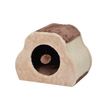 Catry Cozy Cave Cat House with Scratcher