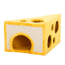 Catry cheezy paws palace cat house with scratcher