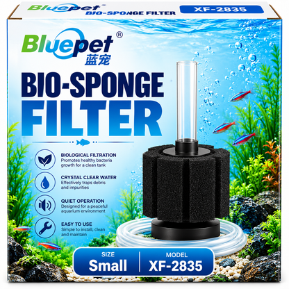 Bluepet Bio-Sponge Aquarium Filter – XF-2837 / XF-180 / XF-2835 – Small & Medium Sizes