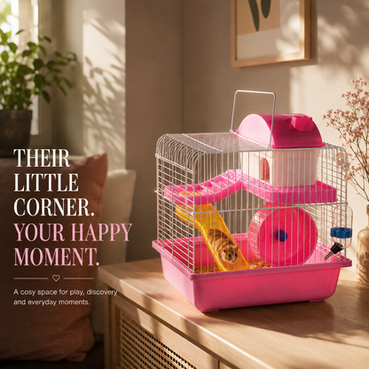 Petbroo Homey Hamster Cage – 23 × 17 × 30 cm