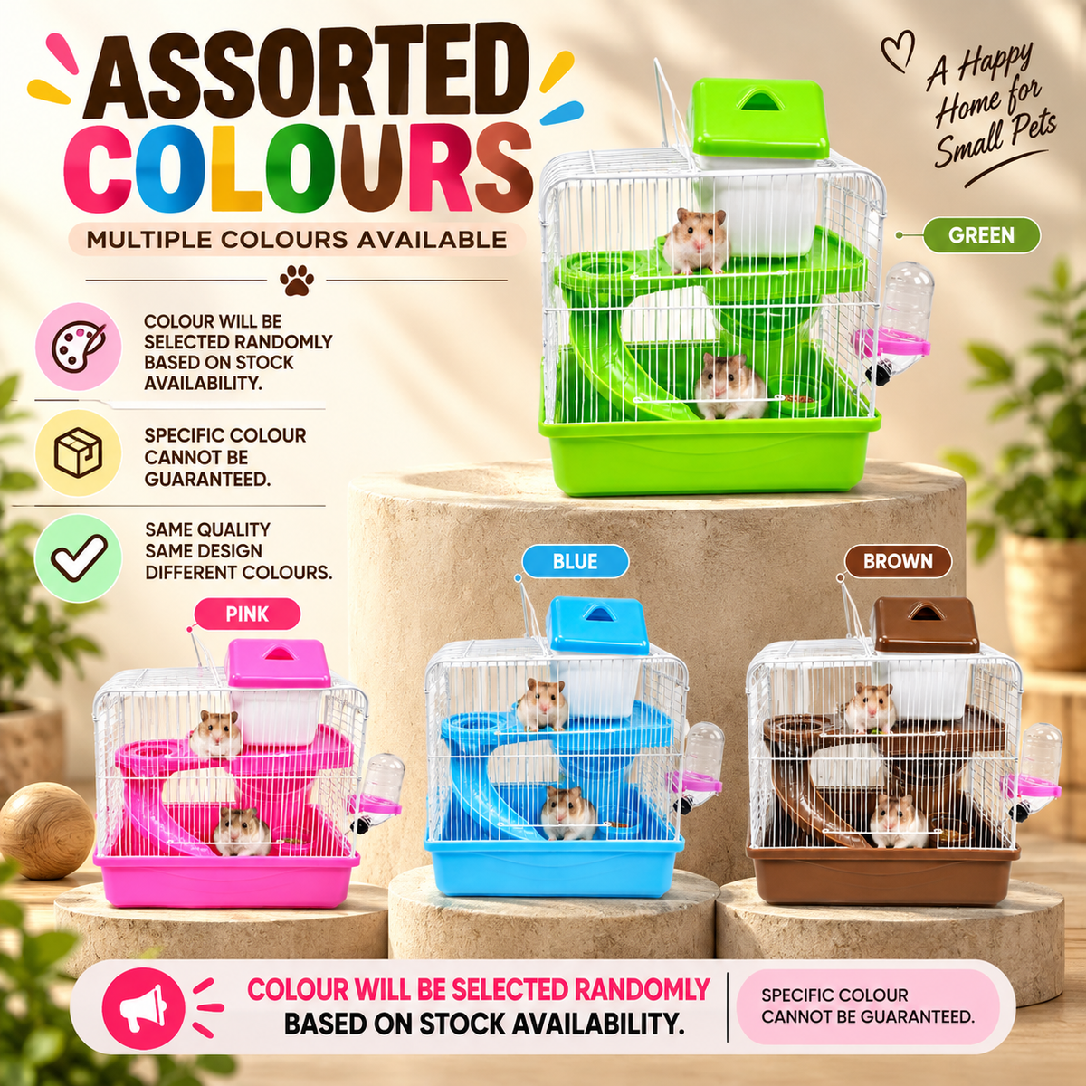 Petbroo Nesty Hamster cage 27x21x28 cm
