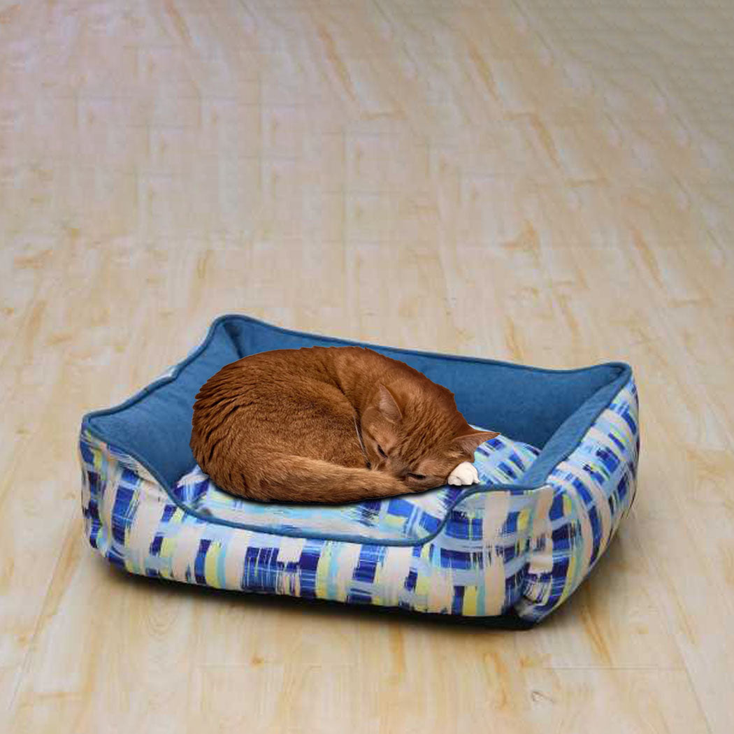 Catry ChillNest Blue Comfort Pet Bed