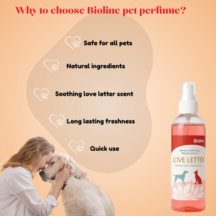 Bioline Love letter Scent 207 ml pet grooming