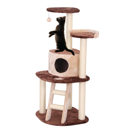Catry Multi-Level Adventure Tower with Scratching Posts & Cozy Condo