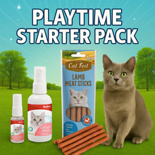 Playtime Starter Combo – Catnip Spray + Small Toy/Treat= Fun + reward