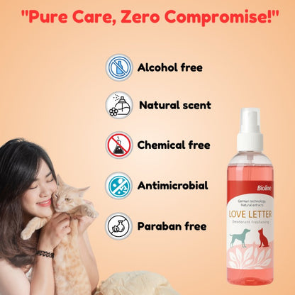 Bioline Love letter Scent 207 ml pet grooming