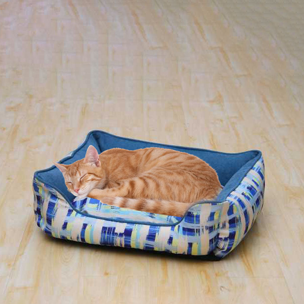 Catry ChillNest Blue Comfort Pet Bed