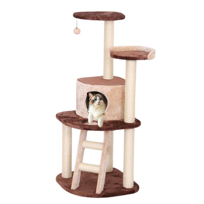 Catry Multi-Level Adventure Tower with Scratching Posts & Cozy Condo