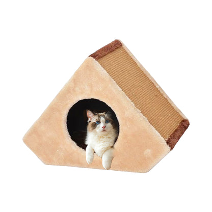 Catry TriPod Cat Hideaway with Scratcher