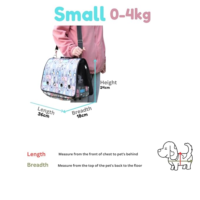 Petbroo Travel Pet Carrier Soft Multi-Entry Folding Portable Kennel Crate Small - dog travel essentials