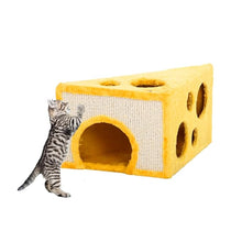 Catry Cheese Cat House with Scratcher - cat scratcher