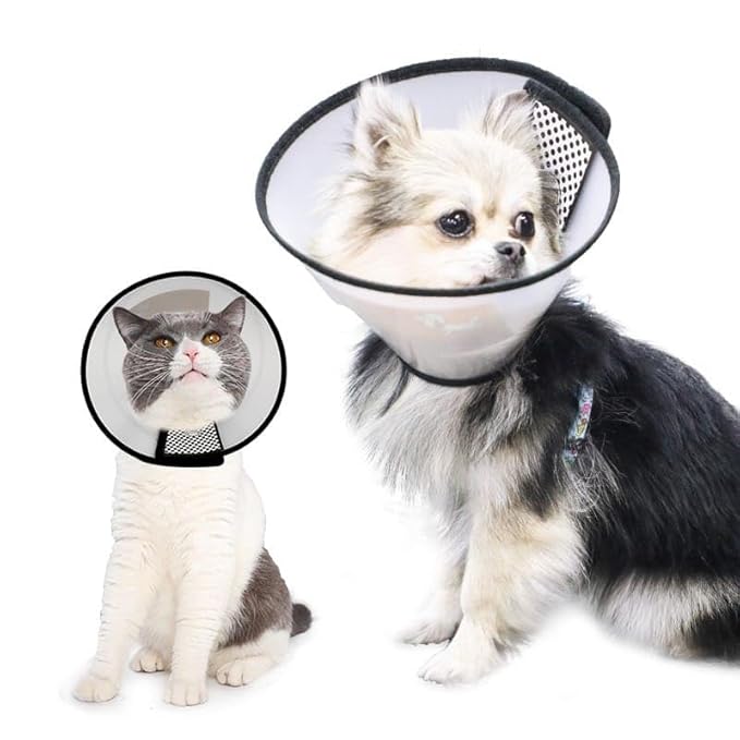 Petbroo Vet Collar – Adjustable, Lightweight, and Comfortable  vet collar - grooming tools
