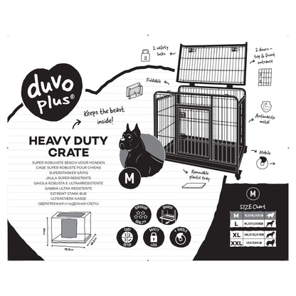 Duvo plus heavy duty crate - dog cage