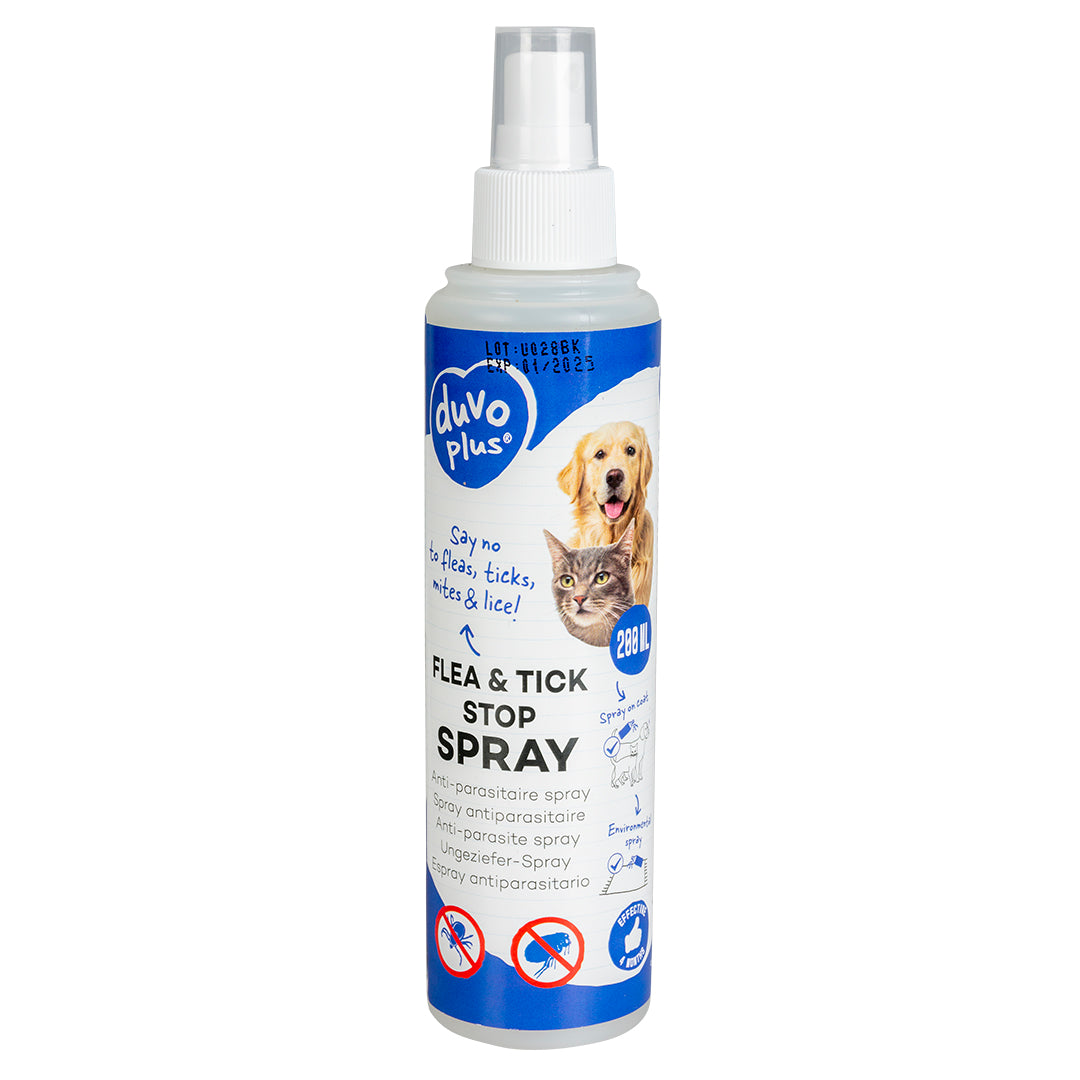 Duvo+ flea and tick stop spray -200ml - pet grooming