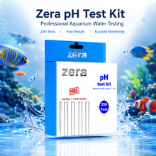 ZERA PH TEST KIT FOR AQUARIUM WATER TESTING – PROFESSIONAL PH MONITORING KIT | 250 TESTS | FAST & ACCURATE RESULTS | MEASURES PH RANGE 1–10