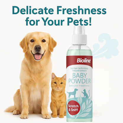 Bioline Baby powder scent-118 ml pet grooming