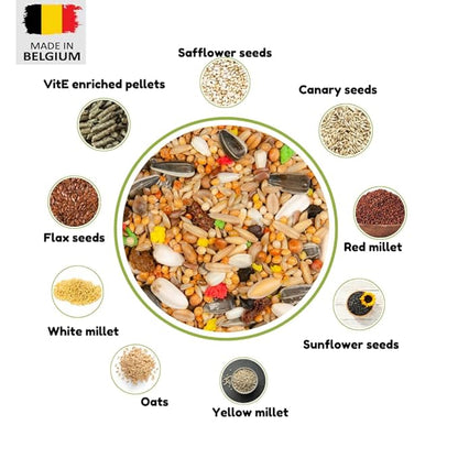 Witte molen Country Premium Lovebird seed mix -  bird food