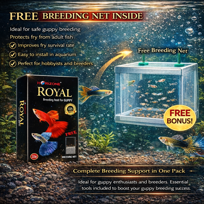 Guppy Breeding Fish Food Micro Pellets Three Box Pack (3 x 22 g)