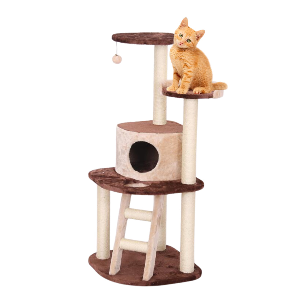 Catry Multi-Level Adventure Tower with Scratching Posts & Cozy Condo