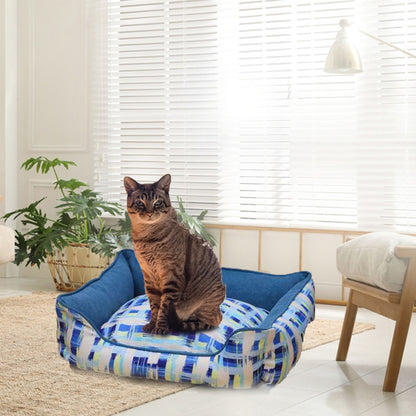 Catry ChillNest Blue Comfort Pet Bed