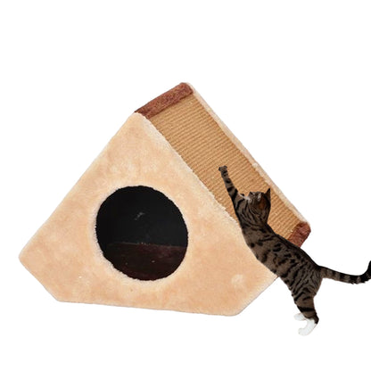 Catry TriPod Cat Hideaway with Scratcher