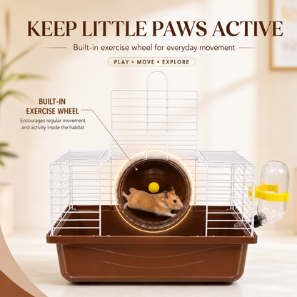 Petbroo Airnest Hamster Cage 23x17x15 cm