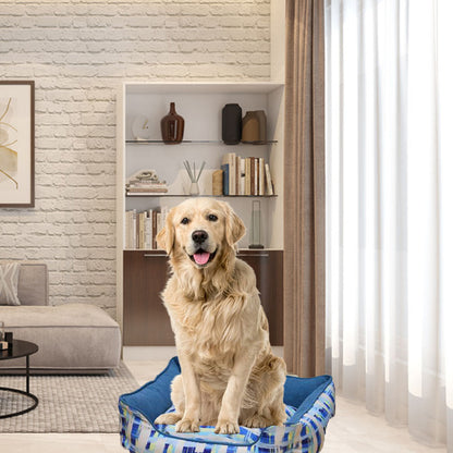 Catry ChillNest Blue Comfort Pet Bed