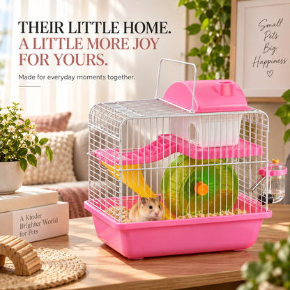 Petbroo Homey Hamster Cage – 23 × 17 × 30 cm