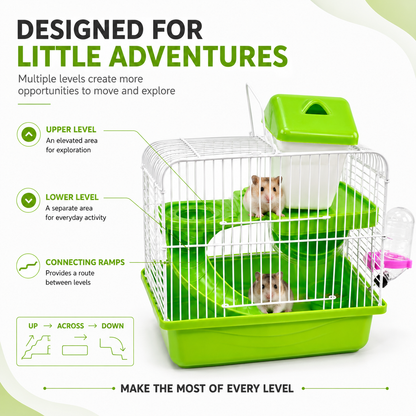 Petbroo Nesty Hamster cage 27x21x28 cm