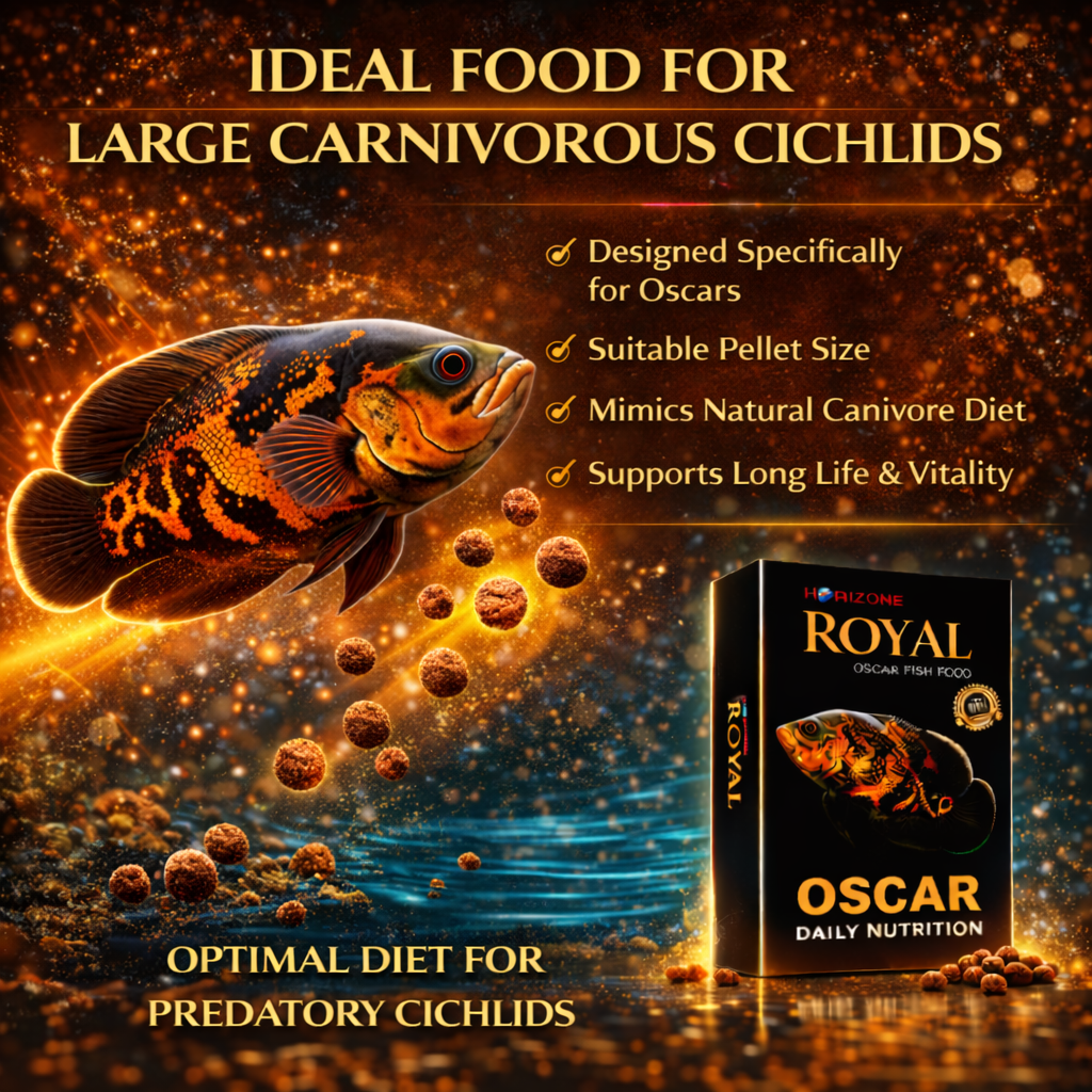 Oscar Fish Food Pellets for Large Cichlids 2 Box Combo Pack