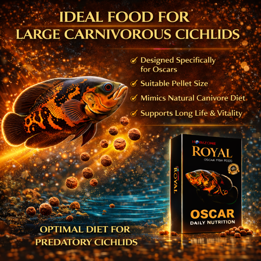 Oscar Fish Food Pellets for Large Cichlids 2 Box Combo Pack