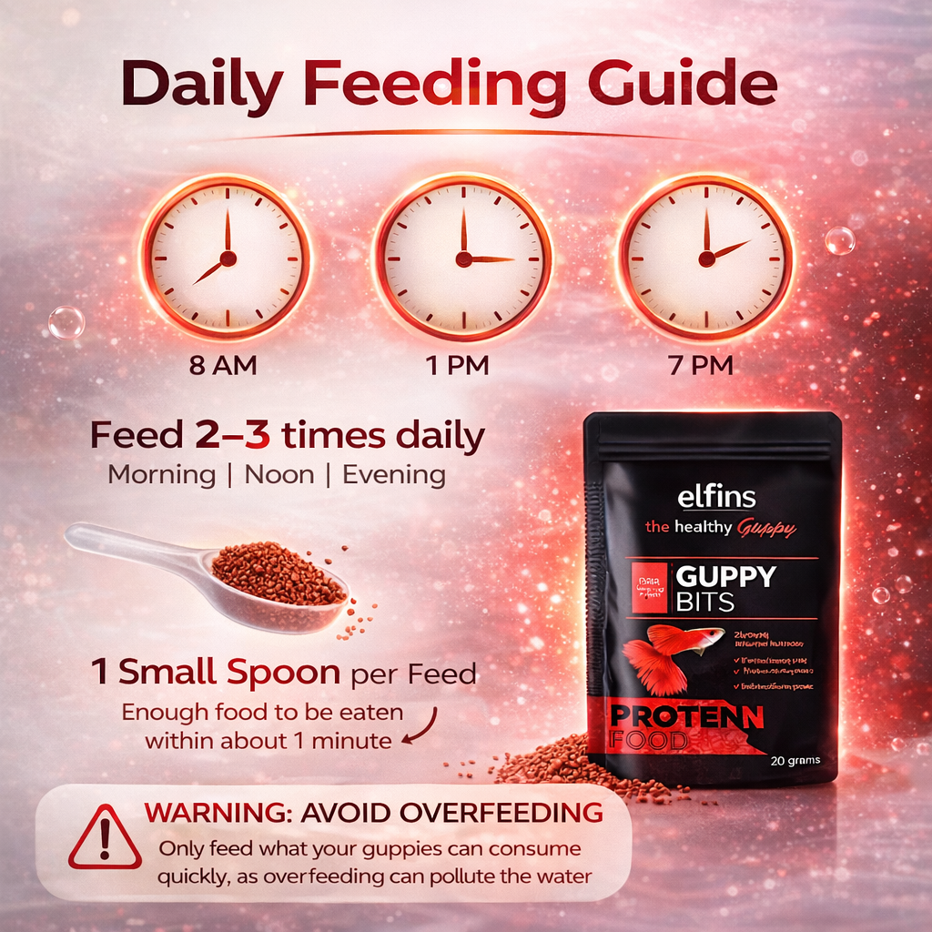 Guppy Fish Food Micro Pellets 20g