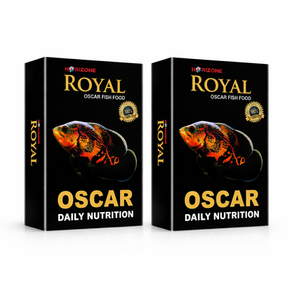 Oscar Fish Food Pellets for Large Cichlids 2 Box Combo Pack