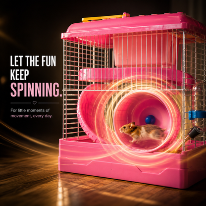 Petbroo Homey Hamster Cage – 23 × 17 × 30 cm