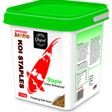 Jumbo protein rich Koi carp staple fish food bucket 1.5kg