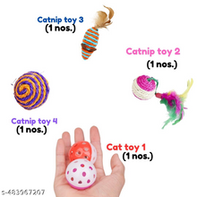 Catnip toy combo -combo of 6 catnip toys