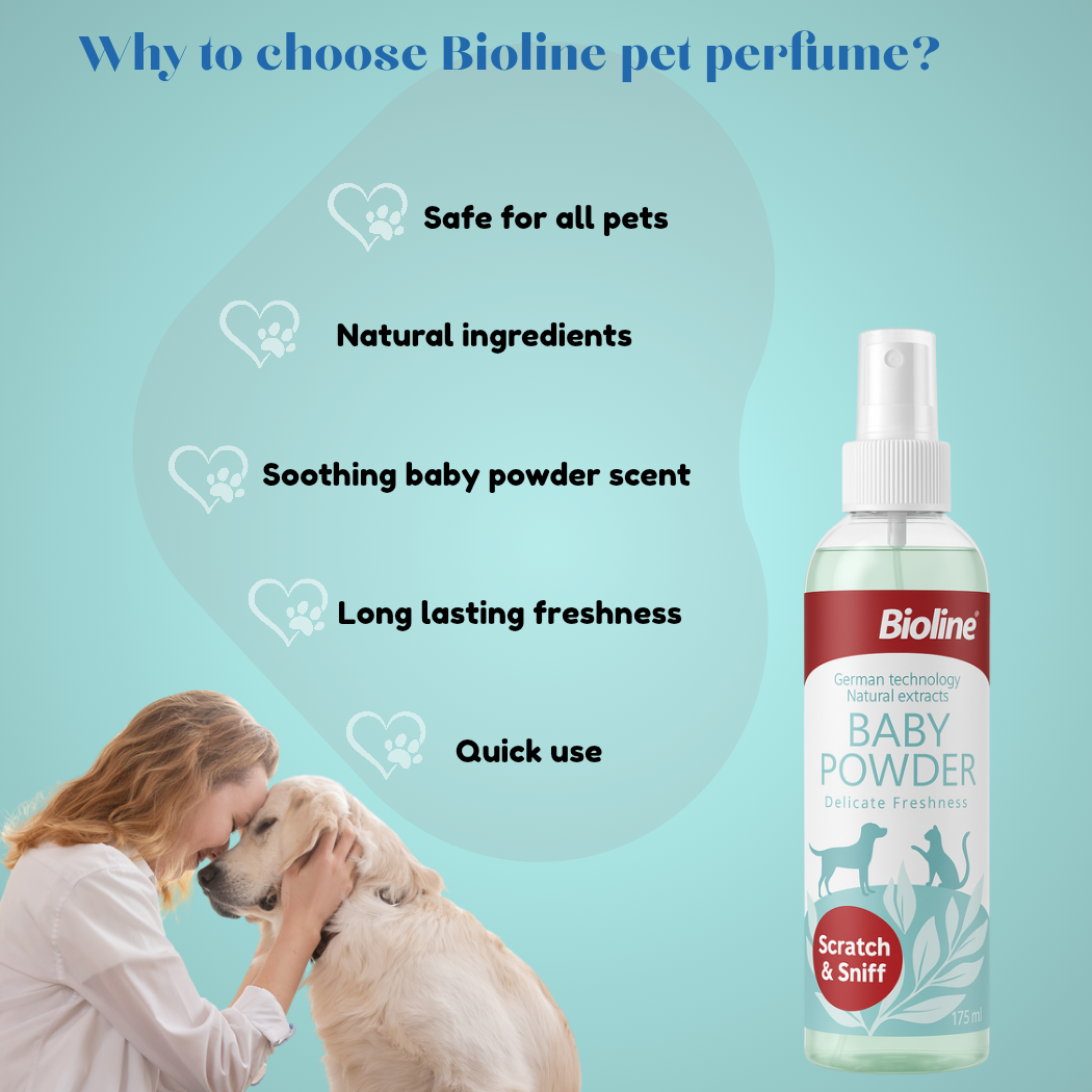 Bioline Baby powder scent-118 ml pet grooming