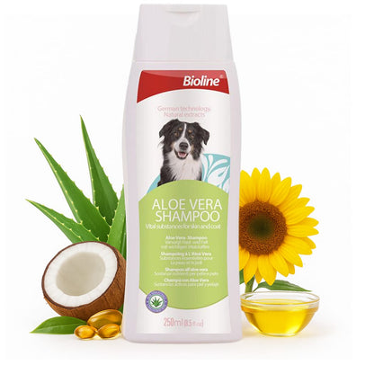 Bioline Aloevera shampoo 250ml pet grooming