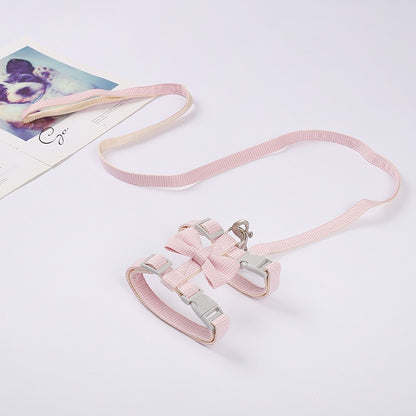 Petbroo Cat Leash  & Harness with Bow