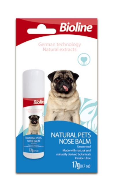 Bioline Natural pets nose balm- 17g - pet grooming