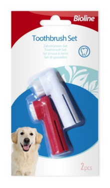 Toothbrush set for dogs - 2 pcs