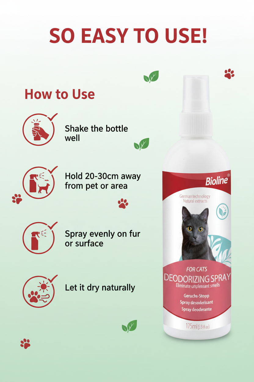 Bioline Deodorizing spray for cats 175ml