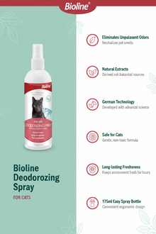 Bioline Deodorizing spray for cats 175ml