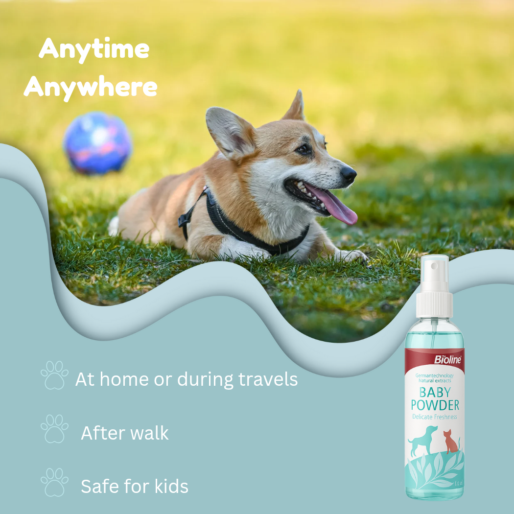 Bioline Baby powder scent-118 ml pet grooming